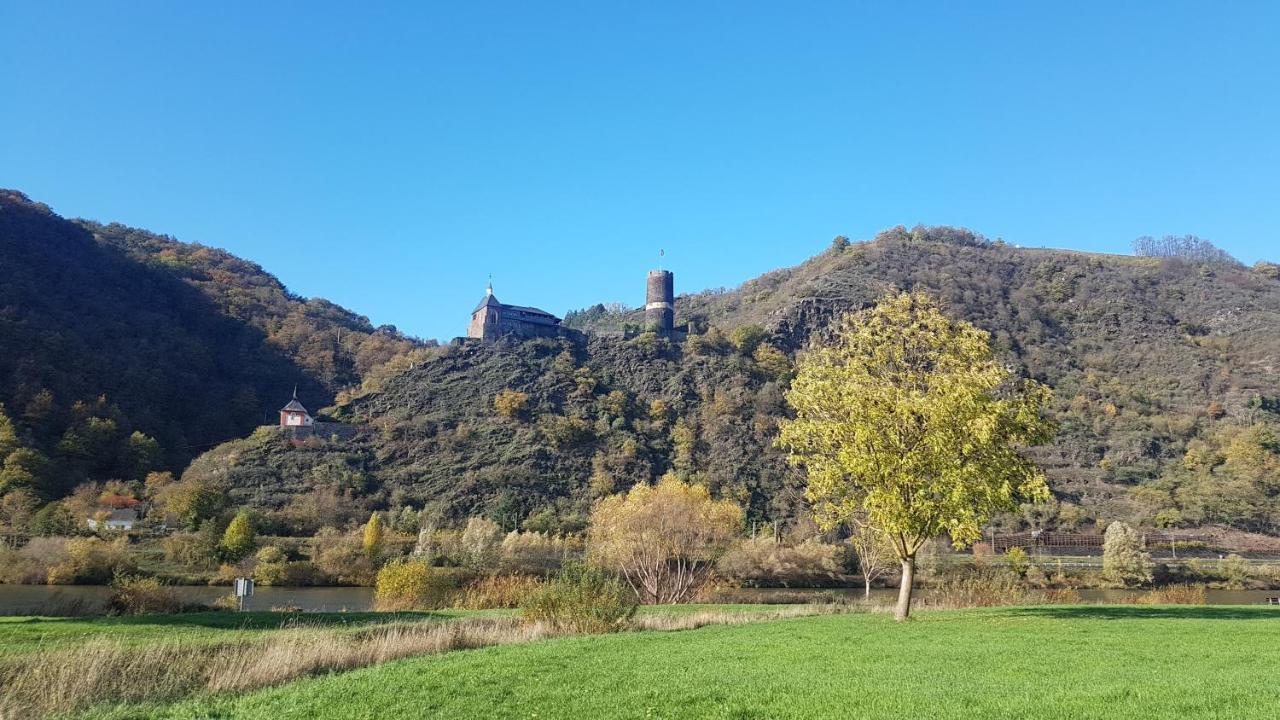 Ferienhaus Leopold Mit Burgblick An Der Mosel Burgen  Bagian luar foto