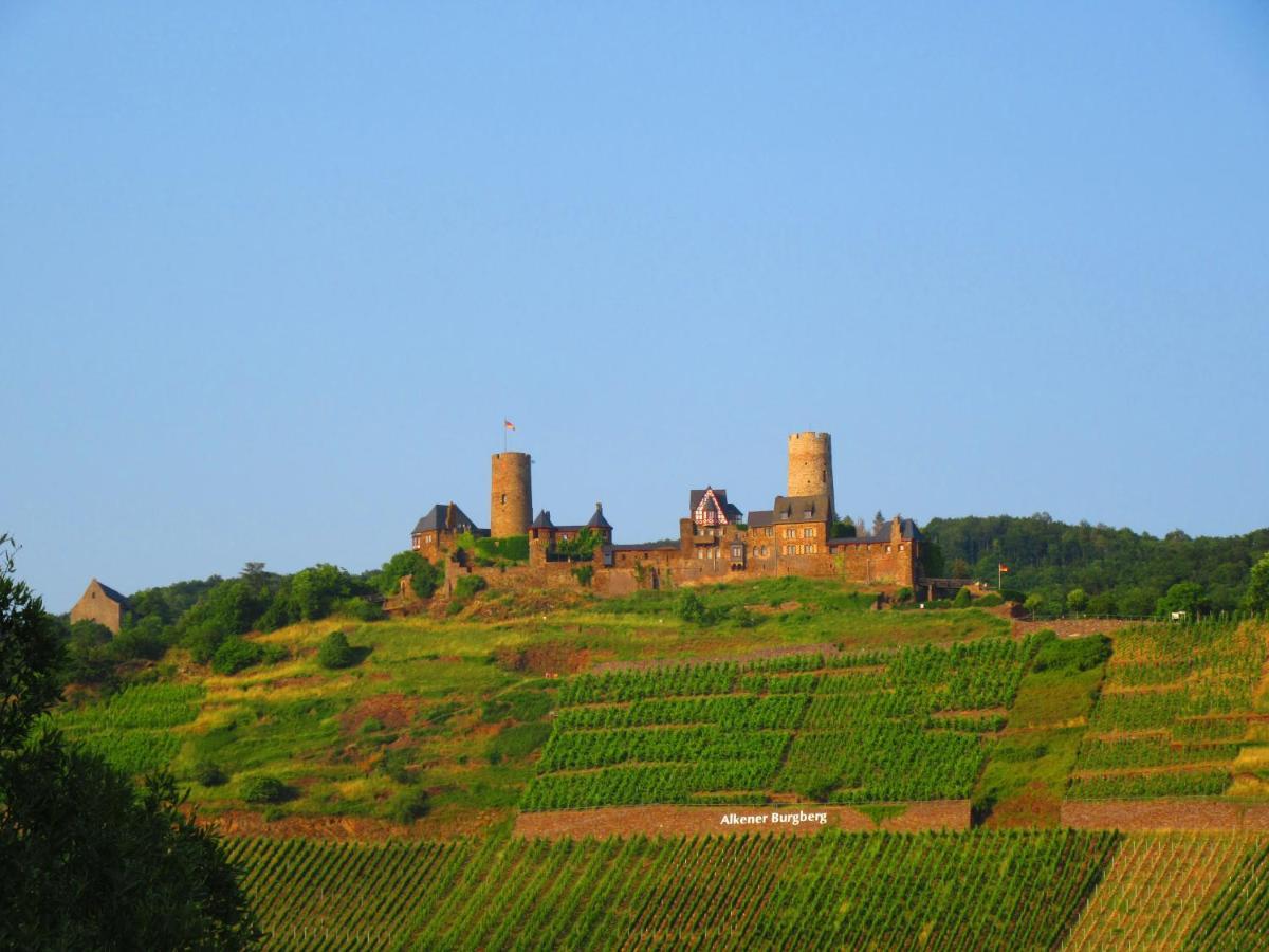 Ferienhaus Leopold Mit Burgblick An Der Mosel Burgen  Bagian luar foto