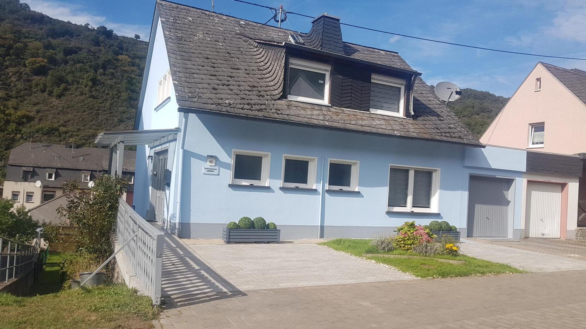 Ferienhaus Leopold Mit Burgblick An Der Mosel Burgen  Bagian luar foto